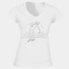 Softstyle™ women's v-neck t-shirt Thumbnail