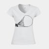 Softstyle™ women's v-neck t-shirt Thumbnail