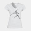 Softstyle™ women's v-neck t-shirt Thumbnail