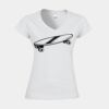 Softstyle™ women's v-neck t-shirt Thumbnail