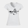 Softstyle™ women's v-neck t-shirt Thumbnail