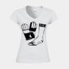 Softstyle™ women's v-neck t-shirt Thumbnail