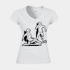 Softstyle™ women's v-neck t-shirt Thumbnail