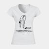 Softstyle™ women's v-neck t-shirt Thumbnail