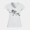 Softstyle™ women's v-neck t-shirt Thumbnail