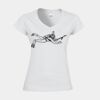 Softstyle™ women's v-neck t-shirt Thumbnail