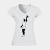 Softstyle™ women's v-neck t-shirt Thumbnail