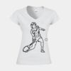 Softstyle™ women's v-neck t-shirt Thumbnail