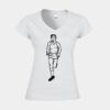 Softstyle™ women's v-neck t-shirt Thumbnail