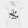 Softstyle™ women's v-neck t-shirt Thumbnail