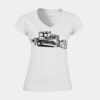 Softstyle™ women's v-neck t-shirt Thumbnail