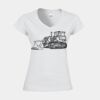 Softstyle™ women's v-neck t-shirt Thumbnail