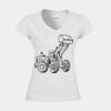 Softstyle™ women's v-neck t-shirt Thumbnail