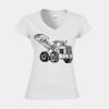 Softstyle™ women's v-neck t-shirt Thumbnail