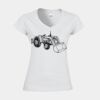 Softstyle™ women's v-neck t-shirt Thumbnail