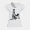 Softstyle™ women's v-neck t-shirt Thumbnail