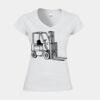 Softstyle™ women's v-neck t-shirt Thumbnail