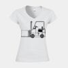 Softstyle™ women's v-neck t-shirt Thumbnail