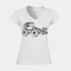 Softstyle™ women's v-neck t-shirt Thumbnail