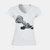 Softstyle™ women's v-neck t-shirt Thumbnail