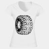 Softstyle™ women's v-neck t-shirt Thumbnail