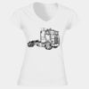 Softstyle™ women's v-neck t-shirt Thumbnail