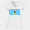 Softstyle™ women's v-neck t-shirt Thumbnail