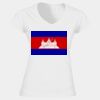 Softstyle™ women's v-neck t-shirt Thumbnail