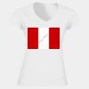 Softstyle™ women's v-neck t-shirt Thumbnail