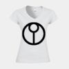 Softstyle™ women's v-neck t-shirt Thumbnail