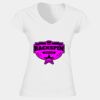 Softstyle™ women's v-neck t-shirt Thumbnail