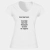 Softstyle™ women's v-neck t-shirt Thumbnail