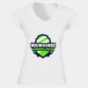 Softstyle™ women's v-neck t-shirt Thumbnail