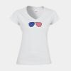 Softstyle™ women's v-neck t-shirt Thumbnail