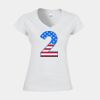 Softstyle™ women's v-neck t-shirt Thumbnail