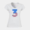 Softstyle™ women's v-neck t-shirt Thumbnail