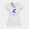 Softstyle™ women's v-neck t-shirt Thumbnail