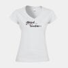 Softstyle™ women's v-neck t-shirt Thumbnail