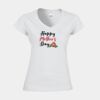 Softstyle™ women's v-neck t-shirt Thumbnail