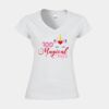 Softstyle™ women's v-neck t-shirt Thumbnail