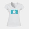 Softstyle™ women's v-neck t-shirt Thumbnail