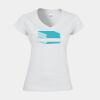 Softstyle™ women's v-neck t-shirt Thumbnail