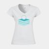 Softstyle™ women's v-neck t-shirt Thumbnail