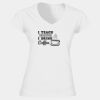 Softstyle™ women's v-neck t-shirt Thumbnail