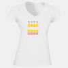 Softstyle™ women's v-neck t-shirt Thumbnail