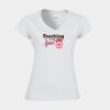 Softstyle™ women's v-neck t-shirt Thumbnail