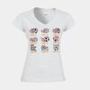 Softstyle™ women's v-neck t-shirt Thumbnail