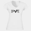 Softstyle™ women's v-neck t-shirt Thumbnail