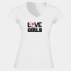 Softstyle™ women's v-neck t-shirt Thumbnail