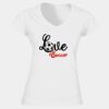 Softstyle™ women's v-neck t-shirt Thumbnail